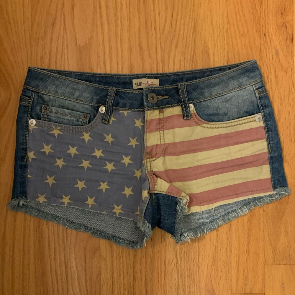 Stars and Stripes Jean Shorts